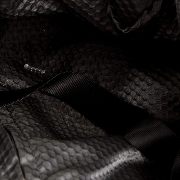 Tumi black canvas backpack with silver-tone hardware - Picture 3 of 7